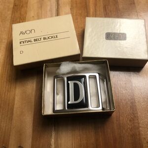 Avon Initial “D” belt buckle